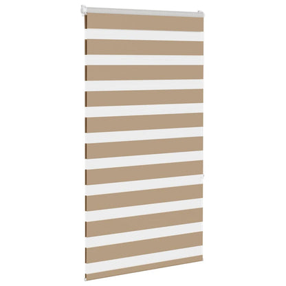 Zebra Blind Sand Brown 70x150 cm Fabric Width 65.9 cm Polyester