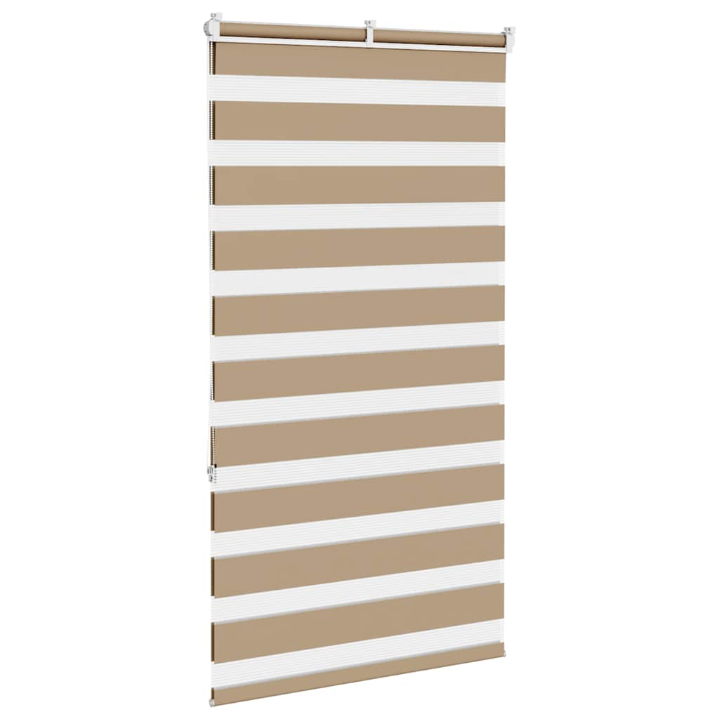 Zebra Blind Sand Brown 70x150 cm Fabric Width 65.9 cm Polyester