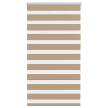 Zebra Blind Sand Brown 75x150 cm Fabric Width 70.9 cm Polyester