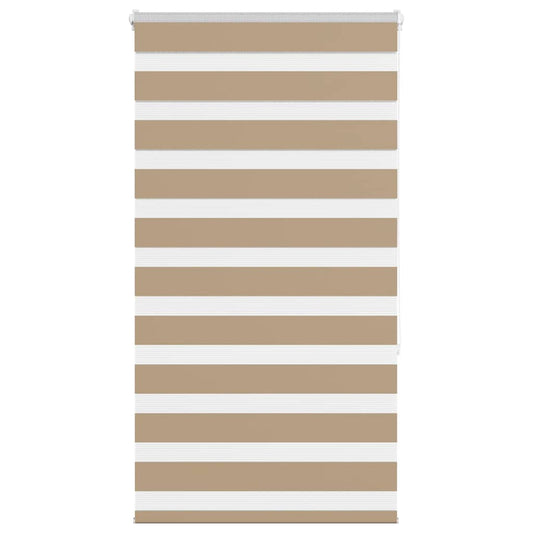 Zebra Blind Sand Brown 75x150 cm Fabric Width 70.9 cm Polyester