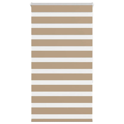 Zebra Blind Sand Brown 80x150 cm Fabric Width 75.9 cm Polyester