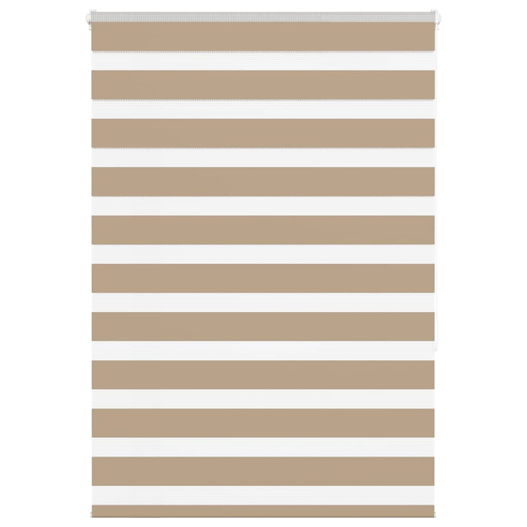 Zebra Blind Sand Brown 100x150 cm Fabric Width 95.9 cm Polyester