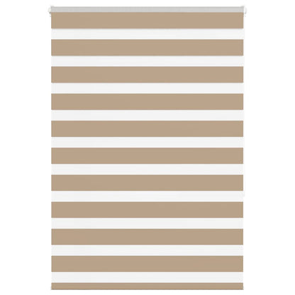 Zebra Blind Sand Brown 105x150 cm Fabric Width 100.9 cm Polyester