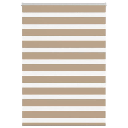 Zebra Blind Sand Brown 110x150 cm Fabric Width 105.9 cm Polyester