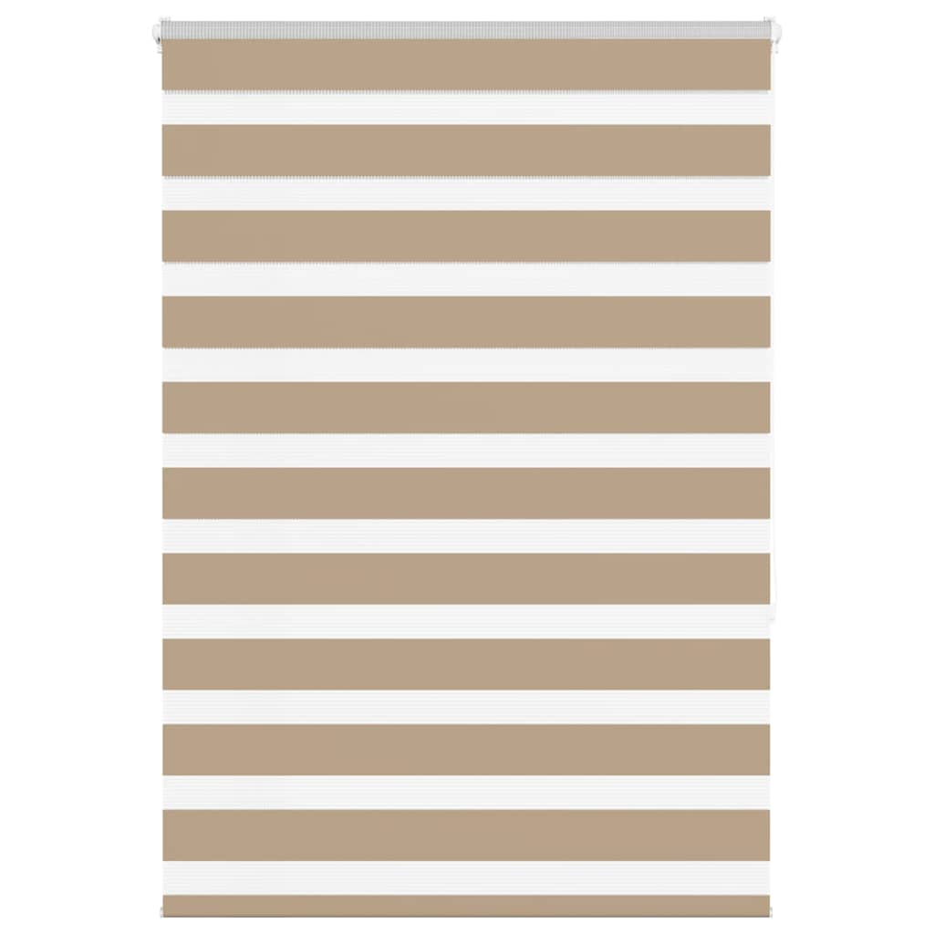 Zebra Blind Sand Brown 115x150 cm Fabric Width 110.9 cm Polyester