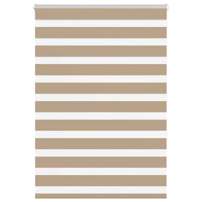 Zebra Blind Sand Brown 115x150 cm Fabric Width 110.9 cm Polyester