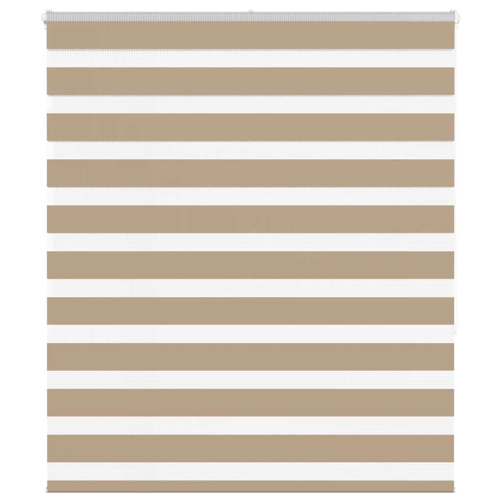 Zebra Blind Sand Brown 125x150 cm Fabric Width 120.9 cm Polyester