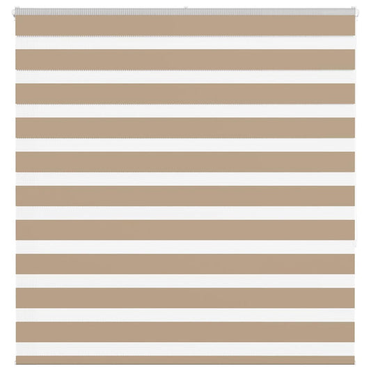 Zebra Blind Sand Brown 140x150 cm Fabric Width 135.9 cm Polyester