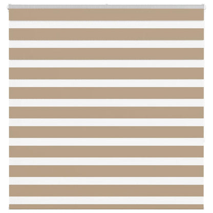 Zebra Blind Sand Brown 145x150 cm Fabric Width 140.9 cm Polyester