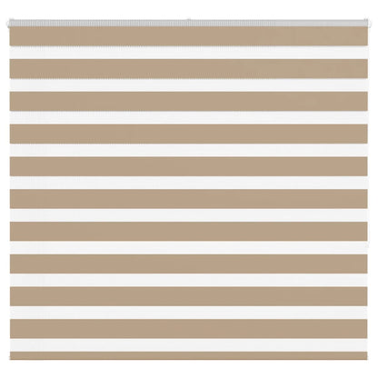 Zebra Blind Sand Brown 160x150 cm Fabric Width 155.9 cm Polyester