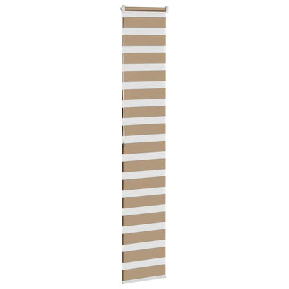 Zebra Blind Sand Brown 50x200 cm Fabric Width 45.9 cm Polyester