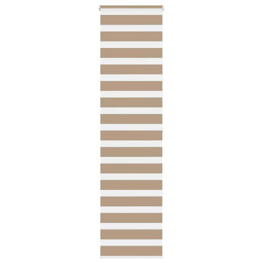 Zebra Blind Sand Brown 55x200 cm Fabric Width 50.9 cm Polyester