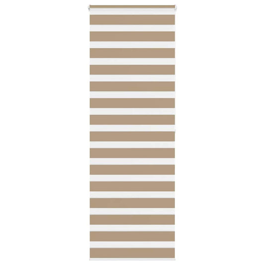 Zebra Blind Sand Brown 85x200 cm Fabric Width 80.9 cm Polyester