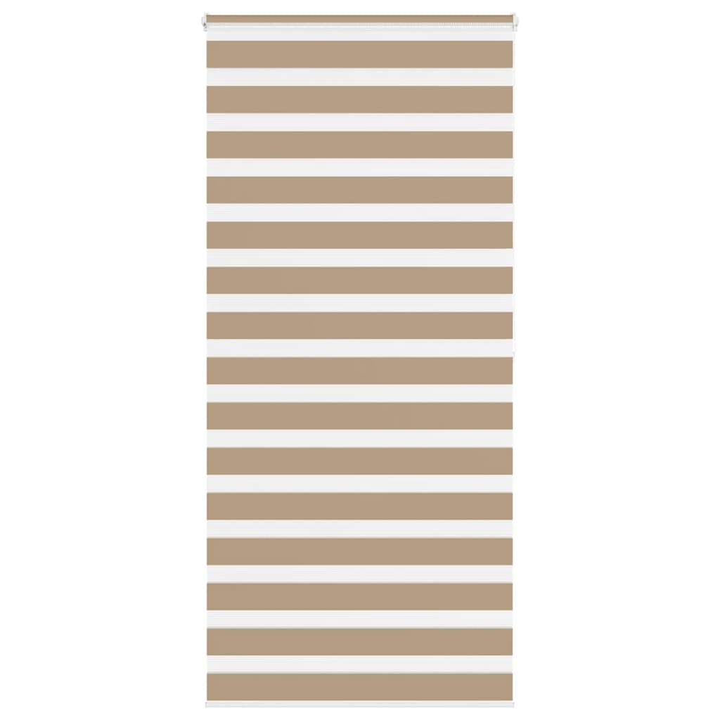 Zebra Blind Sand Brown 95x200 cm Fabric Width 90.9 cm Polyester