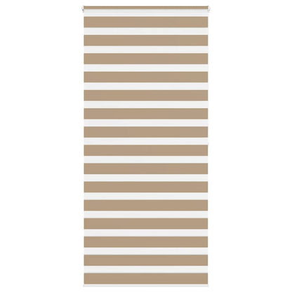 Zebra Blind Sand Brown 95x200 cm Fabric Width 90.9 cm Polyester