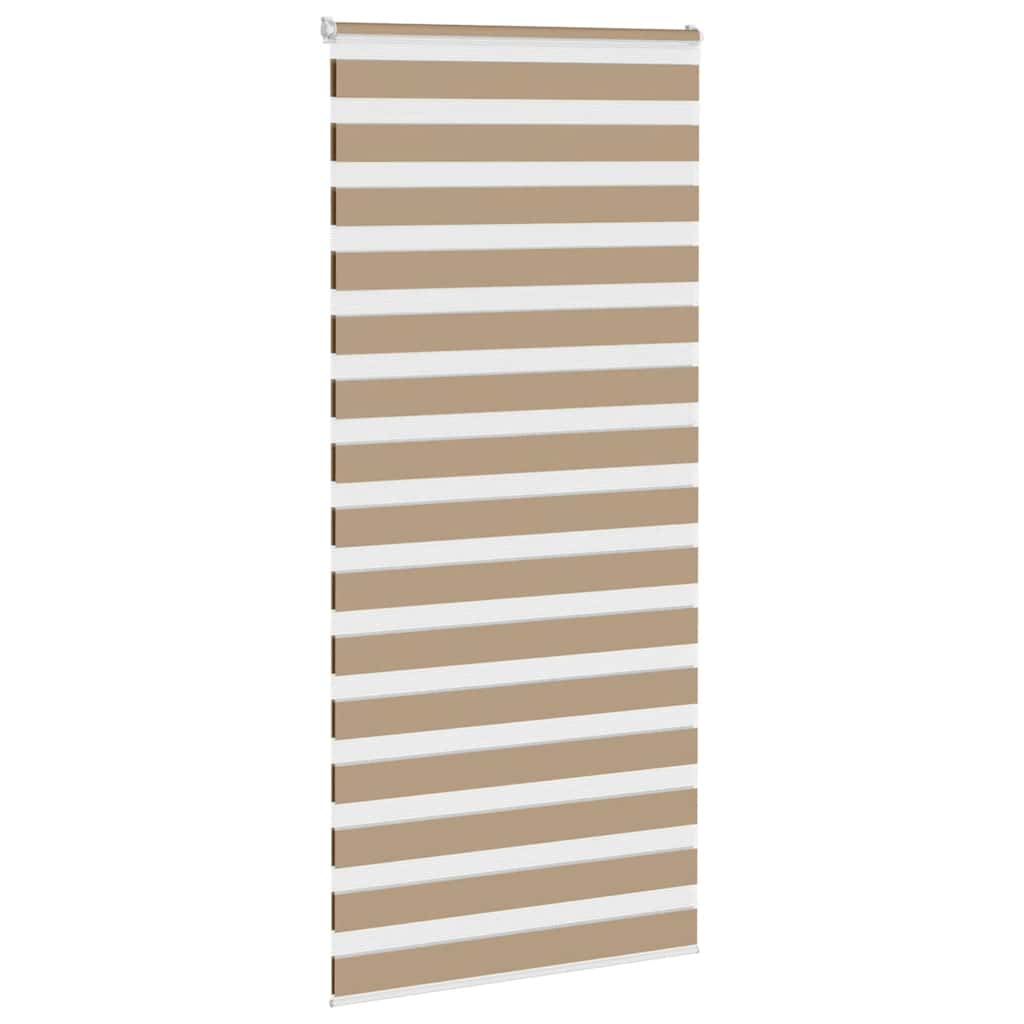 Zebra Blind Sand Brown 100x200 cm Fabric Width 95.9 cm Polyester