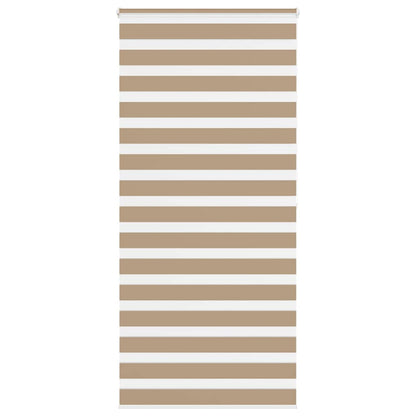 Zebra Blind Sand Brown 105x200 cm Fabric Width 100.9 cm Polyester