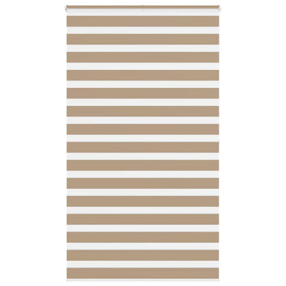 Zebra Blind Sand Brown 120x200 cm Fabric Width 115.9 cm Polyester