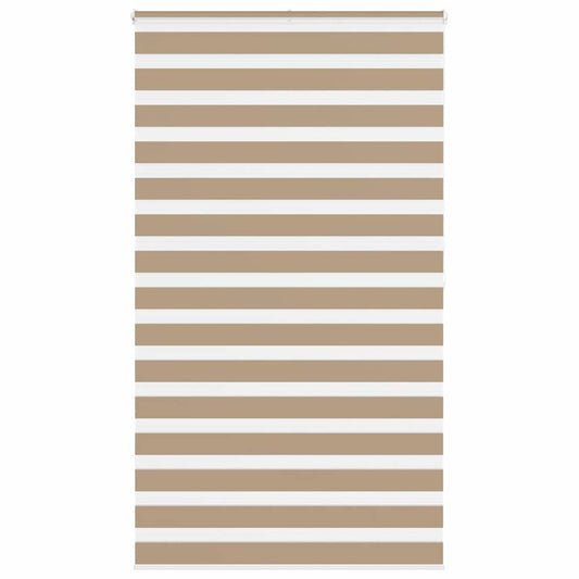 Zebra Blind Sand Brown 125x200 cm Fabric Width 120.9 cm Polyester