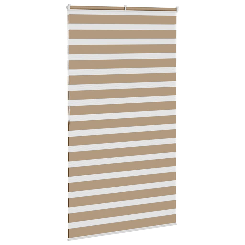 Zebra Blind Sand Brown 125x200 cm Fabric Width 120.9 cm Polyester