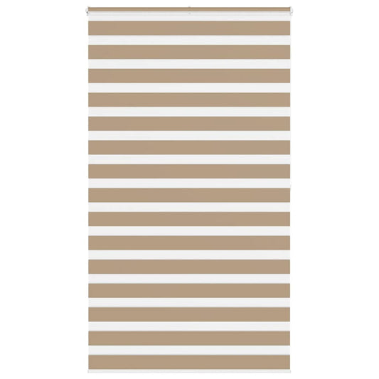 Zebra Blind Sand Brown 130x200 cm Fabric Width 125.9 cm Polyester