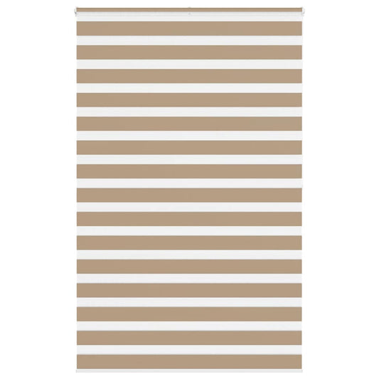 Zebra Blind Sand Brown 140x200 cm Fabric Width 135.9 cm Polyester