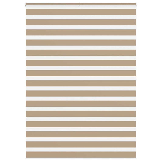 Zebra Blind Sand Brown 155x200 cm Fabric Width 150.9 cm Polyester