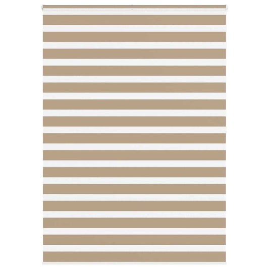 Zebra Blind Sand Brown 165x200 cm Fabric Width 160.9 cm Polyester