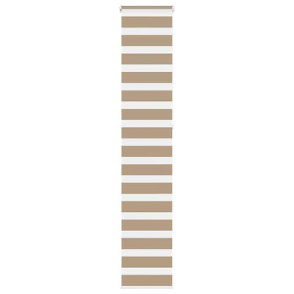 Zebra Blind Sand Brown 40x230 cm Fabric Width 35.9 cm Polyester