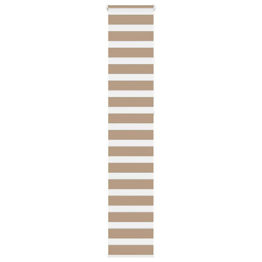Zebra Blind Sand Brown 50x230 cm Fabric Width 45.9 cm Polyester