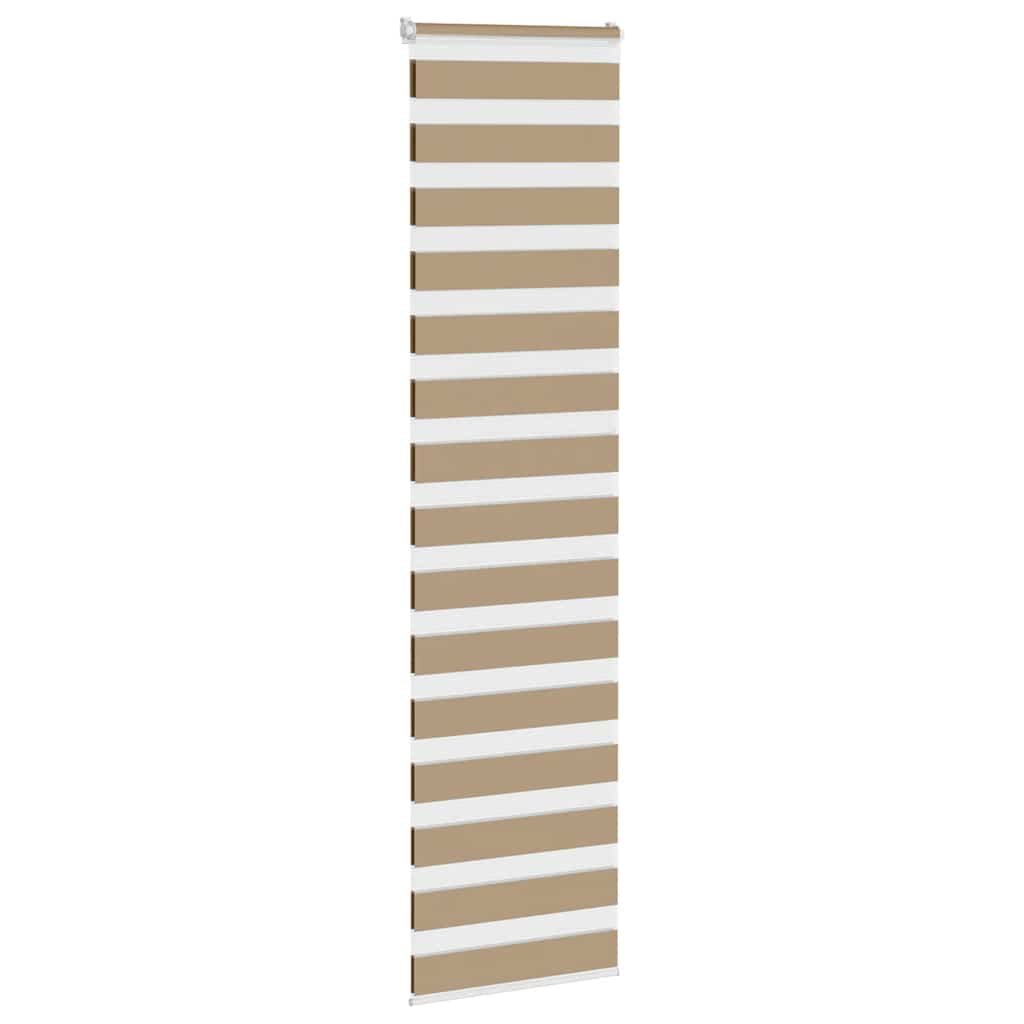 Zebra Blind Sand Brown 55x230 cm Fabric Width 50.9 cm Polyester