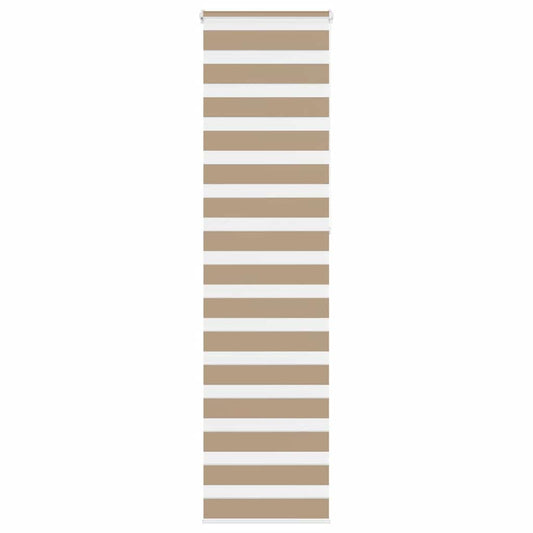 Zebra Blind Sand Brown 65x230 cm Fabric Width 60.9 cm Polyester