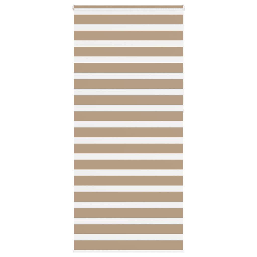 Zebra Blind Sand Brown 95x230 cm Fabric Width 90.9 cm Polyester