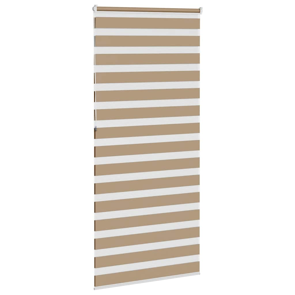 Zebra Blind Sand Brown 110x230 cm Fabric Width 105.9 cm Polyester