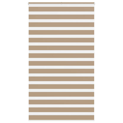 Zebra Blind Sand Brown 120x230 cm Fabric Width 115.9 cm Polyester