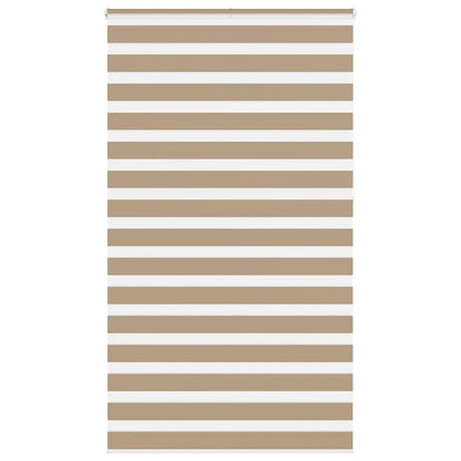 Zebra Blind Sand Brown 130x230 cm Fabric Width 125.9 cm Polyester