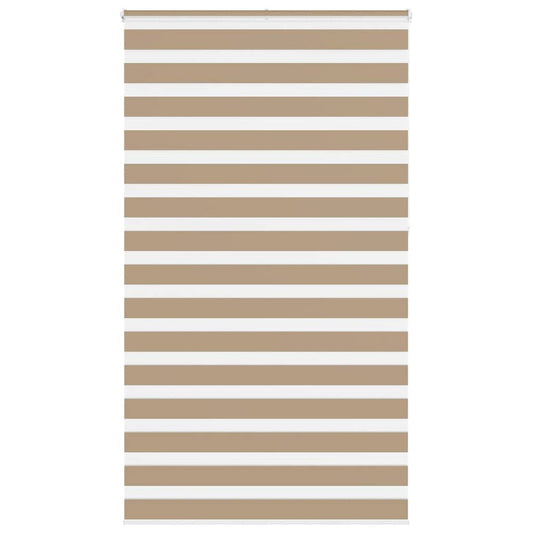 Zebra Blind Sand Brown 130x230 cm Fabric Width 125.9 cm Polyester