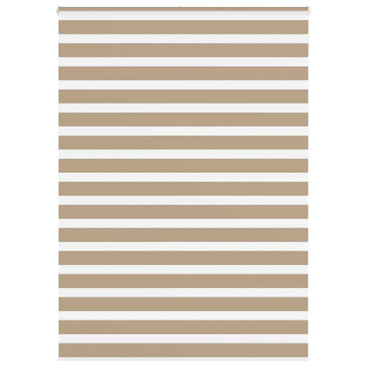 Zebra Blind Sand Brown 165x230 cm Fabric Width 160.9 cm Polyester