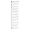 Zebra Blind White 40x100 cm Fabric Width 35.9 cm Polyester