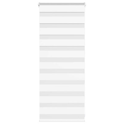 Zebra Blind White 55x100 cm Fabric Width 50.9 cm Polyester