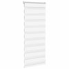 Zebra Blind White 55x100 cm Fabric Width 50.9 cm Polyester