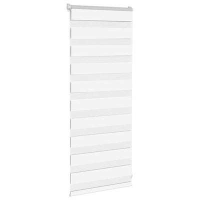 Zebra Blind White 55x100 cm Fabric Width 50.9 cm Polyester