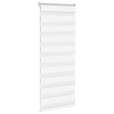 Zebra Blind White 60x100 cm Fabric Width 55.9 cm Polyester