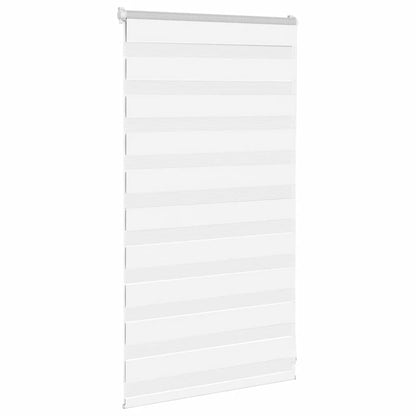 Zebra Blind White 85x100 cm Fabric Width 80.9 cm Polyester