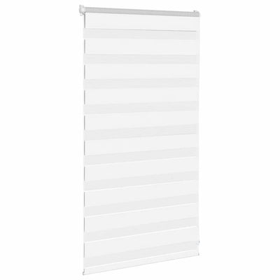 Zebra Blind White 90x100 cm Fabric Width 85.9 cm Polyester