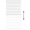 Zebra Blind White 90x100 cm Fabric Width 85.9 cm Polyester