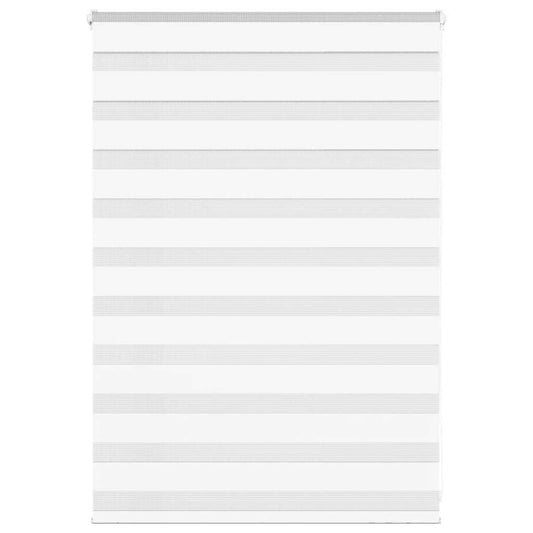 Zebra Blind White 100x100 cm Fabric Width 95.9 cm Polyester