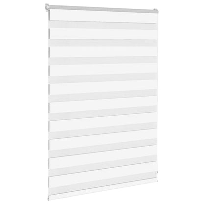 Zebra Blind White 105x100 cm Fabric Width 100.9 cm Polyester