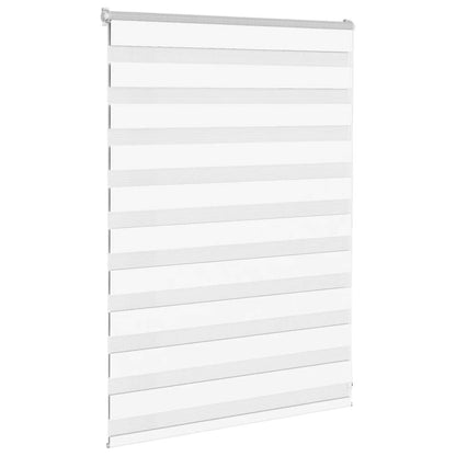 Zebra Blind White 110x100 cm Fabric Width 105.9 cm Polyester