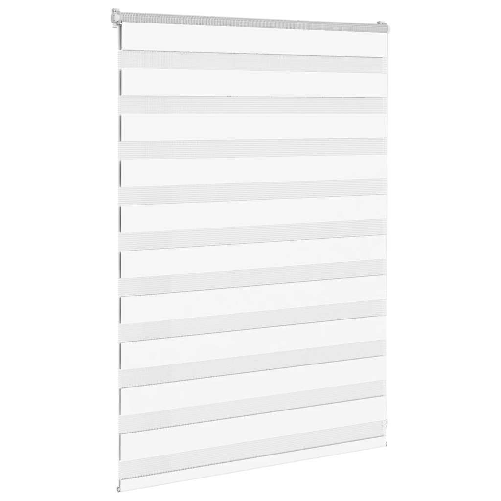 Zebra Blind White 115x100 cm Fabric Width 110.9 cm Polyester